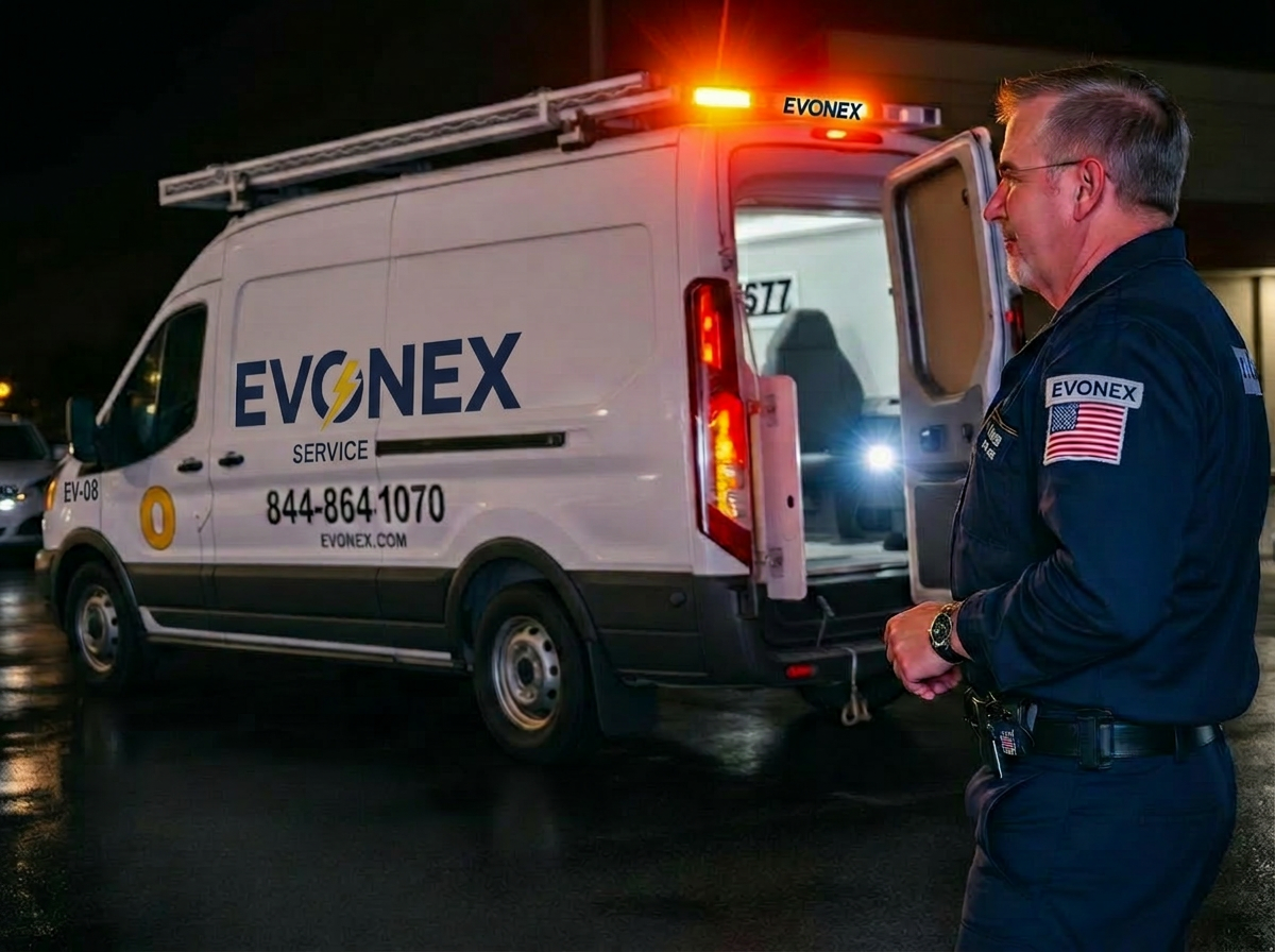 EVONEX Emergency Services technician