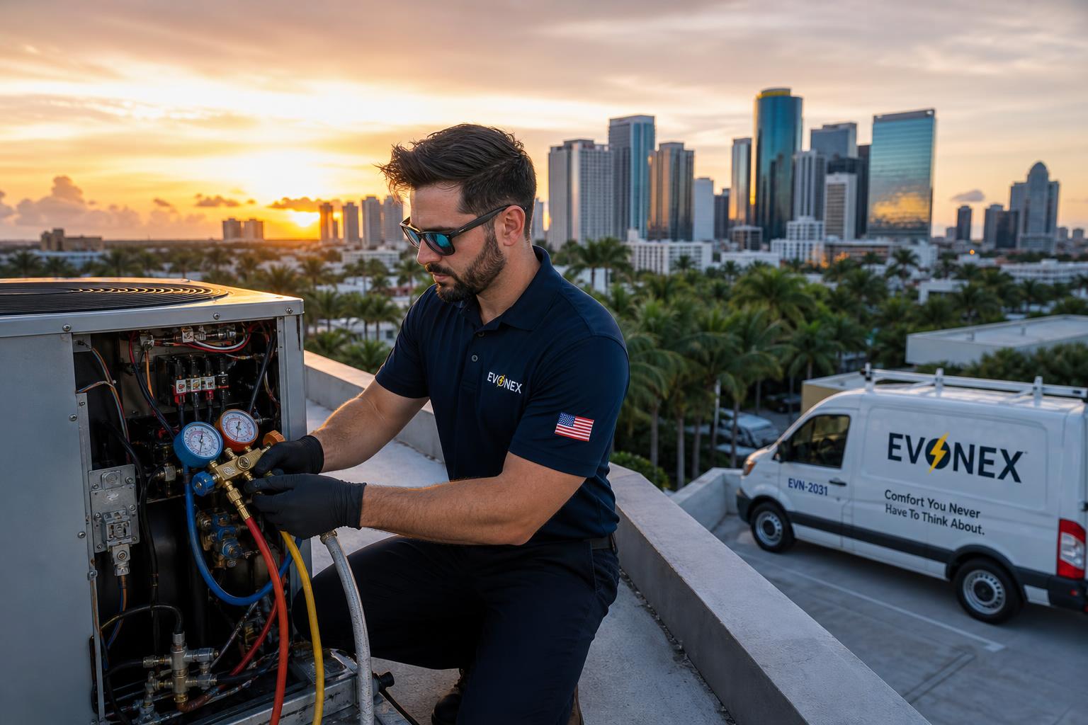EVONEX HVAC technician